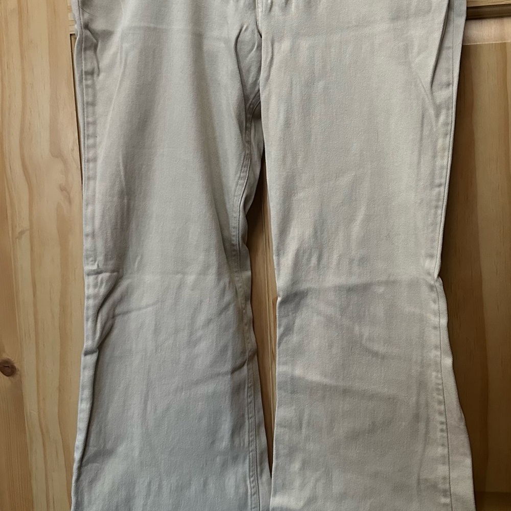 Mudd Women's Flair Leg Jeans in Light Cream